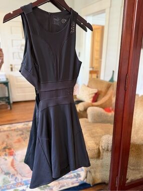 Puma Black Athletic Fit-and-Flare Mini Dress